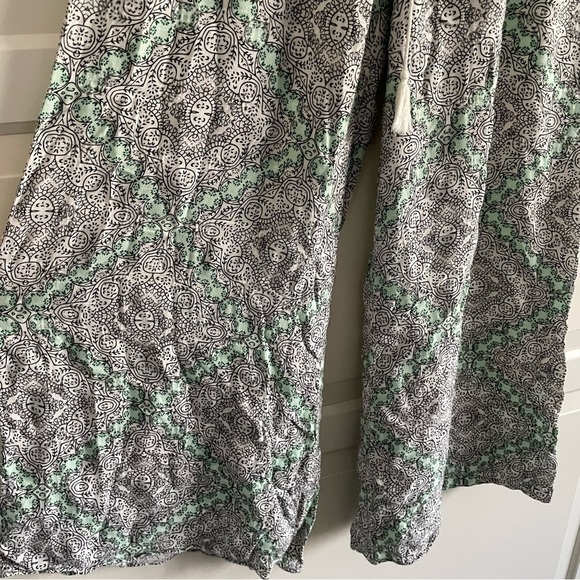 Anthropologie Elevenses hawthorn Drawstring Waist Wide Leg Pants 20290 - Picture 8 of 16